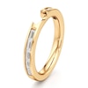 Thumbnail Image 4 of J'Lure Baguette-Cut Lab-Created Diamond Contour Wedding Band 3/8 ct tw 18K Yellow Gold