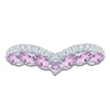 Thumbnail Image 3 of Pnina Tornai Natural Light Amethyst & Diamond Wedding Band 1/4 ct tw 14K White Gold